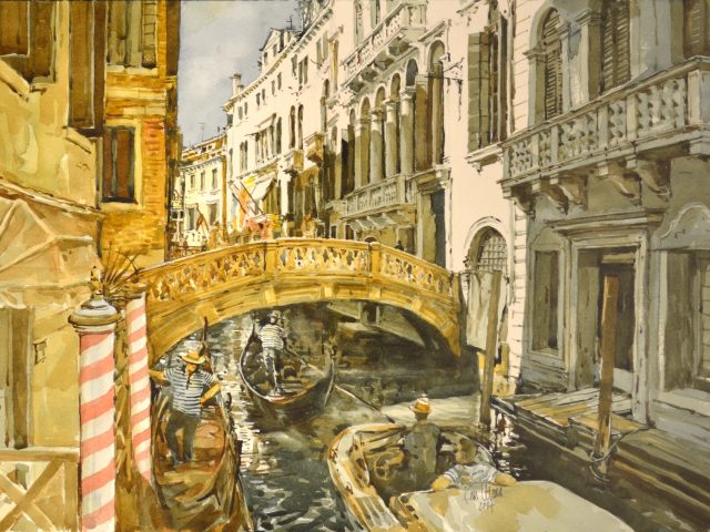 “If you go by the water-route”, Venice